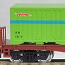 J.N.R. Container Wagon Type KOKI5500 (with Container) (Model Train)