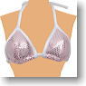 For 60cm Bikini Set (Pink x White) (Fashion Doll)