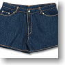 For 60cm Hot Pants (Denim Ver.) (Navy) (Fashion Doll)