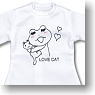 For 60cm Otome Gaeru T shirt (White) (Fashion Doll)