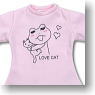 For 60cm Otome Gaeru T shirt (Light Pink) (Fashion Doll)