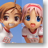 Amamiya Manami & Uehara Mutsuki 2pieces (Red Bloomers Ver. ) (PVC Figure)