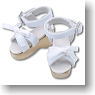 Ribbon Sandal (White) (Fashion Doll)