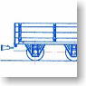 根室拓殖鉄道 小型無蓋車 2種 (組み立てキット) (鉄道模型)