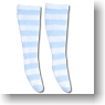 Alice High Socks (Blue/White) (Fashion Doll)