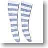 Alice High Socks (Gray/White) (Fashion Doll)