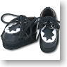 Rubber-soled Shoes (Black) (Fashion Doll)