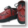 For 60cm Rubber-soled Shoes (Red) (Fashion Doll)