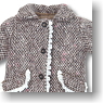 Romantic Girly! Knubbed Tweed Coat (Brown) (Fashion Doll)