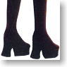 Platform Boots SperTight (Dark Brown + Shoes bottom Black) (Fashion Doll)