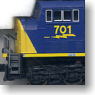 EMD SD70MAC CSX (Bright Future Color) #701 (Model Train)