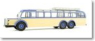 メルセデスベンツ O 10000 バス ブルー/アイボリー (ミニカー)