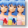 Evangelion HG Figure Ayanami Upbringing Plan Ayanami Rei Swimsuit Pink/Blue/White 3 Pieces (Arcade Prize)