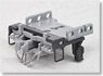 [ JC66 ] Tight Lock Type Automatic TN Coupler (For Middle Car, with Step, Gray) (Model Train)