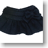 For 23cm Ribbon Miniskirt (Black) (Fashion Doll)