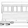 (HOナロー) 木曾森林鉄道 B型客車 (助六タイプ) (組み立てキット) (鉄道模型)