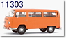 VW T2-a estate, orange (ミニカー)
