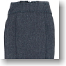 For 27cm Mermaid Line Tight Skirt (Gray) (Fashion Doll)