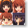 figure MEISTER The Melancholy of Haruhi Suzumiya -SOS Team Action Play - 8 pieces (PVC Figure)