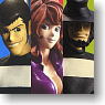 Lupin The 3rd DX Assembling Type Stylish Figure The Prison Breakers Lupin & Jigen & Fujiko 3 pieces (Arcade Prize)