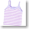 Border Camisole (Purple/White) (Fashion Doll)