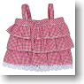 Check Camisole (Red Gingham) (Fashion Doll)