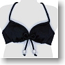 For 60cm Ribbon Bikini (Black) (Fashion Doll)
