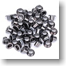 Shoes Hole Parts 3.0mm x 3.0mm (50 pieces) (Black) (Fashion Doll)