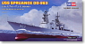 USS Spuruance DD-963 (Plastic model)
