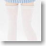 Knee High Sox / Length : Thigh (White) (Fashion Doll)