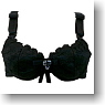 For 60cm Lace Brassiere & Shorts (Black) (Fashion Doll)
