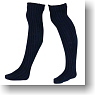 PN Pver Knee Rib Socks (Navy) (Fashion Doll)