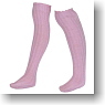 PN Pver Knee Rib Socks (Pink) (Fashion Doll)