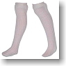 PN Pver Knee Rib Socks (Cream) (Fashion Doll)