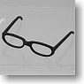 Spectacles set (White/Black) (Fashion Doll)