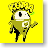 Persona 4 Kuma T-shirt Yellow S (Anime Toy)