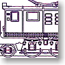 鉄道省 8000型 (後のEF50) 3段ベンチレータ (組み立てキット) (鉄道模型)