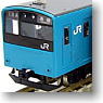J.R. Series 201 Improving One`s Physical Condition Train Blue 4-Car Formation Total Set (Basic 4-Car Pre-Colored Kit) (Model Train)