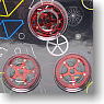 PEDAL ID Chainring Set #A (Red: Alumite Style Painting) (Completed)