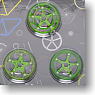 PEDAL ID Chainring Set #A (Green: Alumite Style Painting) (Completed)