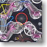 PEDAL ID Crank with Pedal Set #A (Purple: Alumite Style Painting) (Completed)