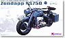 WWII German Motorcycles Zundapp KS750 (2 Cars) (Plastic model)