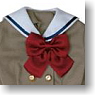 For 60cm Sailorjacket-style School Uniform Set (Beige) (Fashion Doll)
