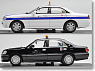 個人タクシー 2台セット (ホワイト/セドリック、ブラック/クラウン 各1台) (ミニカー)