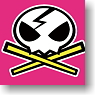 天元突破グレンラガン劇場版 紅蓮篇 ヨーコのドクロTシャツ TROPICAL PINK XS (キャラクターグッズ)