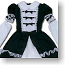For 60cm Lil Princess One Piece (Black) (Fashion Doll)