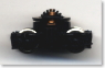 [ 0460 ] DT129 K2 Power Bogie (Black Color, w/Wheel Center) (1 Piece) (Model Train)