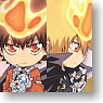 Reborn! Round Shape Cushion `Tsuna & Vongole` (Anime Toy)