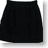 BlueBird`sSong Cocoon Mini Skirt (Black) (Fashion Doll)