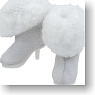 2way Short Boots with Boa (White) (Fashion Doll)